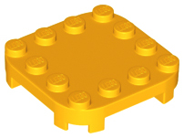 Plaatje in Gallery viewer laden, LEGO® onderdeel Plaat Aangepast Helder Licht Oranje 66792