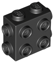 LEGO® los onderdeel Steen Aangepast in kleur Zwart 67329