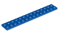 Plaatje in Gallery viewer laden, LEGO® los onderdeel Plaat Algemeen in kleur Blauw 91988