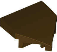 LEGO® los onderdeel Wig in kleur Donker Bruin 66956