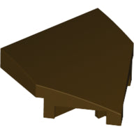 LEGO® los onderdeel Wig in kleur Donker Bruin 66956