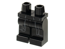 Plaatje in Gallery viewer laden, LEGO® los onderdeel Benen met Motief Zwart 970c00pb1263