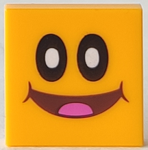 Plaatje in Gallery viewer laden, LEGO® Tegel met Motief Helder Licht Oranje 3068bpb1371