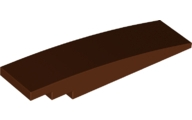 LEGO® los onderdeel Dakpan Gebogen Roodachtig Bruin 42918