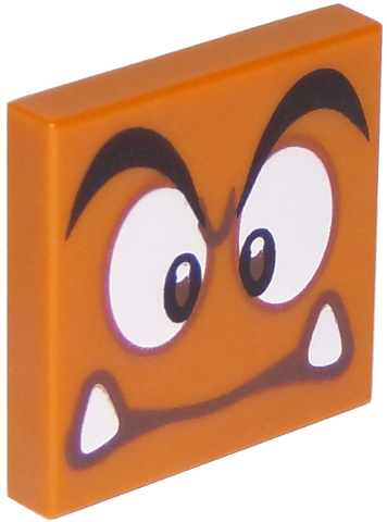 LEGO® onderdeel Tegel met Motief Donker Oranje 3068bpb1346