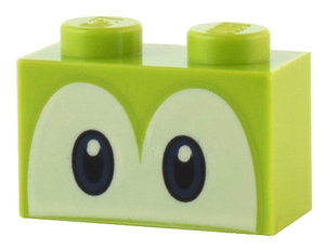 LEGO® los onderdeel Steen met Motief Limoen 3004pb206