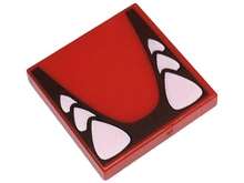 Plaatje in Gallery viewer laden, LEGO® los onderdeel Tegel met Motief Rood 3068pb1437