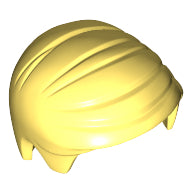 Plaatje in Gallery viewer laden, LEGO® los onderdeel Haar in kleur Helder Lichtgeel 99930