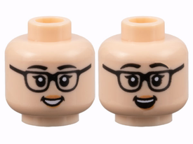LEGO® los onderdeel Hoofd in kleur Lichte Noga 3626pb3129