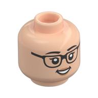Plaatje in Gallery viewer laden, LEGO® los onderdeel Hoofd in kleur Lichte Noga 3626pb3129