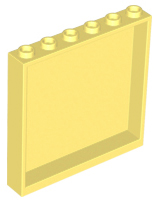 LEGO® los onderdeel Paneel in kleur Helder Lichtgeel 59349