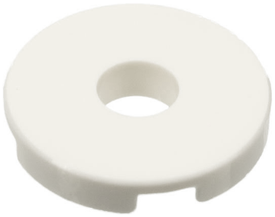 LEGO® los onderdeel Tegel Rond in kleur Wit 15535