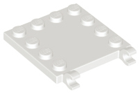 LEGO® los onderdeel Tegel Aangepast in kleur Wit 66252