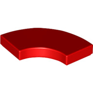 LEGO® los onderdeel Tegel Rond in kleur Rood 27925