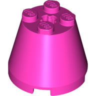 Plaatje in Gallery viewer laden, LEGO® los onderdeel Kegel in kleur Donker Roze 6233