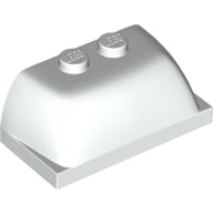 Plaatje in Gallery viewer laden, LEGO® los onderdeel Voorruit in kleur Wit 30841