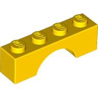 Plaatje in Gallery viewer laden, LEGO® los onderdeel Steen Boog in kleur Geel 3659