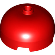 Plaatje in Gallery viewer laden, LEGO® los onderdeel Steen Rond in kleur Rood 49308
