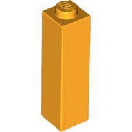 Plaatje in Gallery viewer laden, LEGO® los onderdeel Steen in kleur Helder Licht Oranje 14716