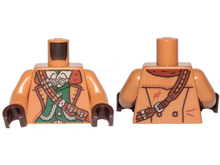 Plaatje in Gallery viewer laden, LEGO® los onderdeel Lijf met Motief Medium Noga 973pb3905c01