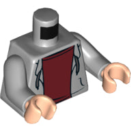 Plaatje in Gallery viewer laden, LEGO® Lijf met Motief Licht Blauwachtig Grijs 973pb2066c01