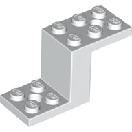 LEGO® los onderdeel Beugel in kleur Wit 76766