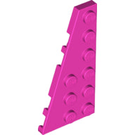 LEGO® los onderdeel Wig Plaat in kleur Donker Roze 54384