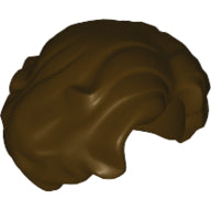 LEGO® los onderdeel Haar in kleur Donker Bruin 11256