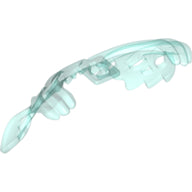 Plaatje in Gallery viewer laden, LEGO® onderdeel Lijf Accessoire Doorzichtig Lichtblauw 58665