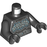 LEGO® los onderdeel Lijf met Motief Zwart 973pb3951c01