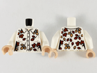 LEGO® los onderdeel Lijf met Motief Wit 973pb3985c01