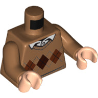 Plaatje in Gallery viewer laden, LEGO® los onderdeel Lijf met Motief Medium Noga 973pb2342c02