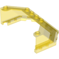 LEGO® los onderdeel Voorruit in kleur Doorzichtig Geel 62576