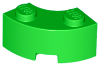 LEGO® los onderdeel Steen Rond in kleur Fel Groen 85080