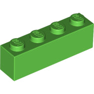 Plaatje in Gallery viewer laden, LEGO® los onderdeel Steen in kleur Fel Groen 3010
