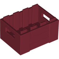 LEGO® los onderdeel Container in kleur Donkerrood 30150