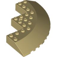 Plaatje in Gallery viewer laden, LEGO® los onderdeel Steen Rond in kleur Geelbruin 58846