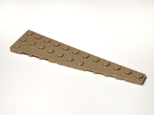 Plaatje in Gallery viewer laden, LEGO® los onderdeel Wig Plaat Donker Geelbruin 47398