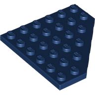 Plaatje in Gallery viewer laden, LEGO® los onderdeel Wig Plaat in kleur Donkerblauw 6106