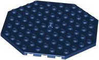 Plaatje in Gallery viewer laden, LEGO® los onderdeel Plaat Aangepast Donkerblauw 89523