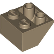 Plaatje in Gallery viewer laden, LEGO® los onderdeel Dakpan Omgekeerd Donker Geelbruin 3660