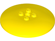 LEGO® los onderdeel Schaal in kleur Geel 44375b