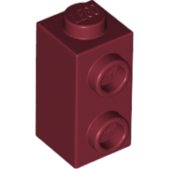 Plaatje in Gallery viewer laden, LEGO® los onderdeel Steen Aangepast Donkerrood 32952
