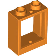 Plaatje in Gallery viewer laden, LEGO® los onderdeel Raamkozijn in kleur Oranje 60592