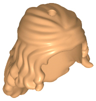 LEGO® los onderdeel Haar in kleur Medium Noga 92258