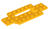 Plaatje in Gallery viewer laden, LEGO® los onderdeel Onderstel Helder Licht Oranje 30029