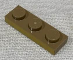 LEGO® onderdeel Plaat met Motief Donker Geelbruin 3623pb022