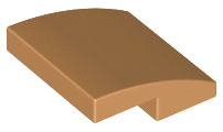 Plaatje in Gallery viewer laden, LEGO® los onderdeel Dakpan Gebogen Medium Noga 15068