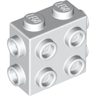 LEGO® los onderdeel Steen Aangepast in kleur Wit 67329