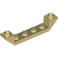 LEGO® los onderdeel Dakpan Omgekeerd Geelbruin 52501